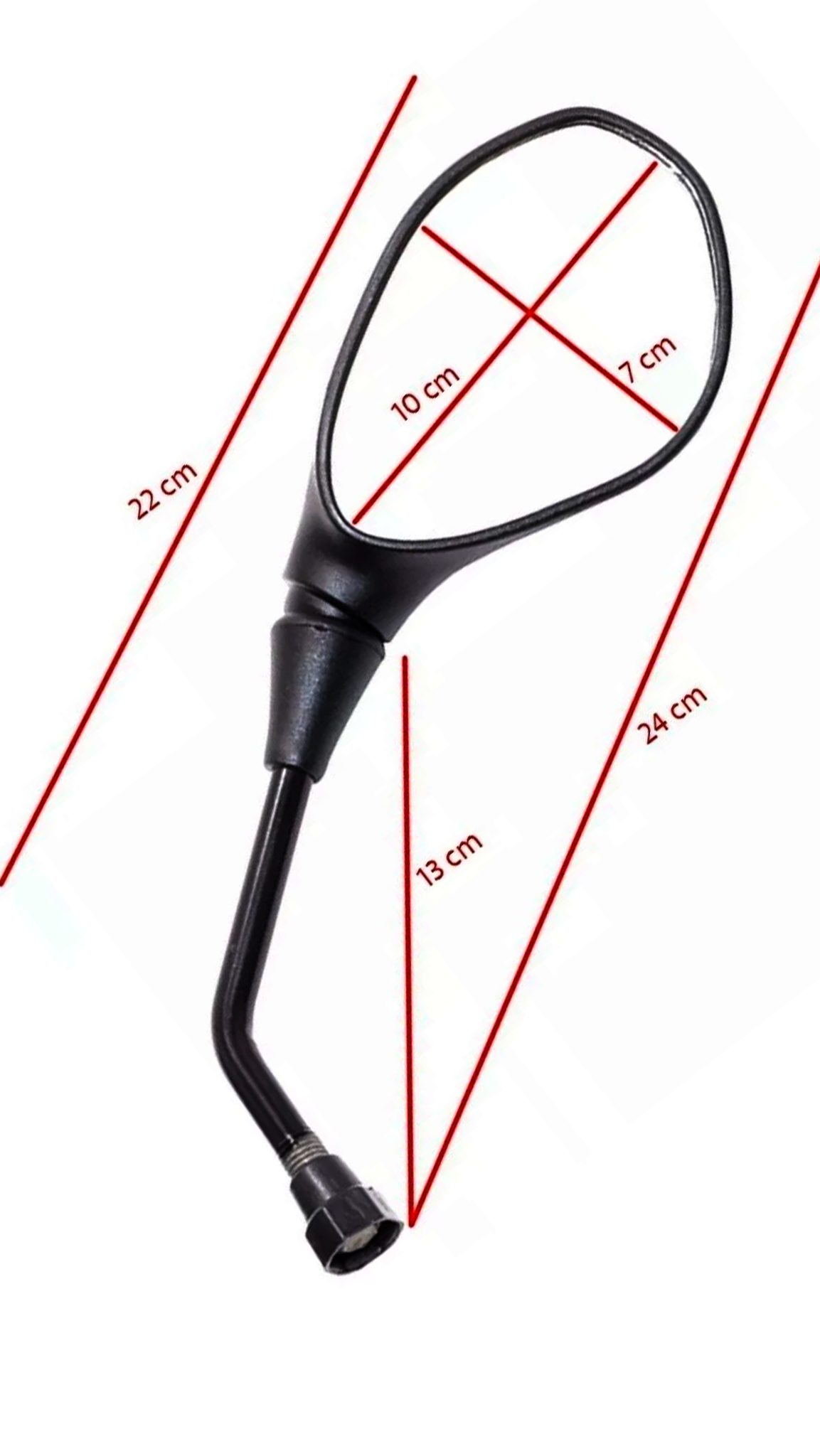 Retrovisor Cg Titan Fan Xre Cb Modelo Original Bmw F800 Gs650 Renascença