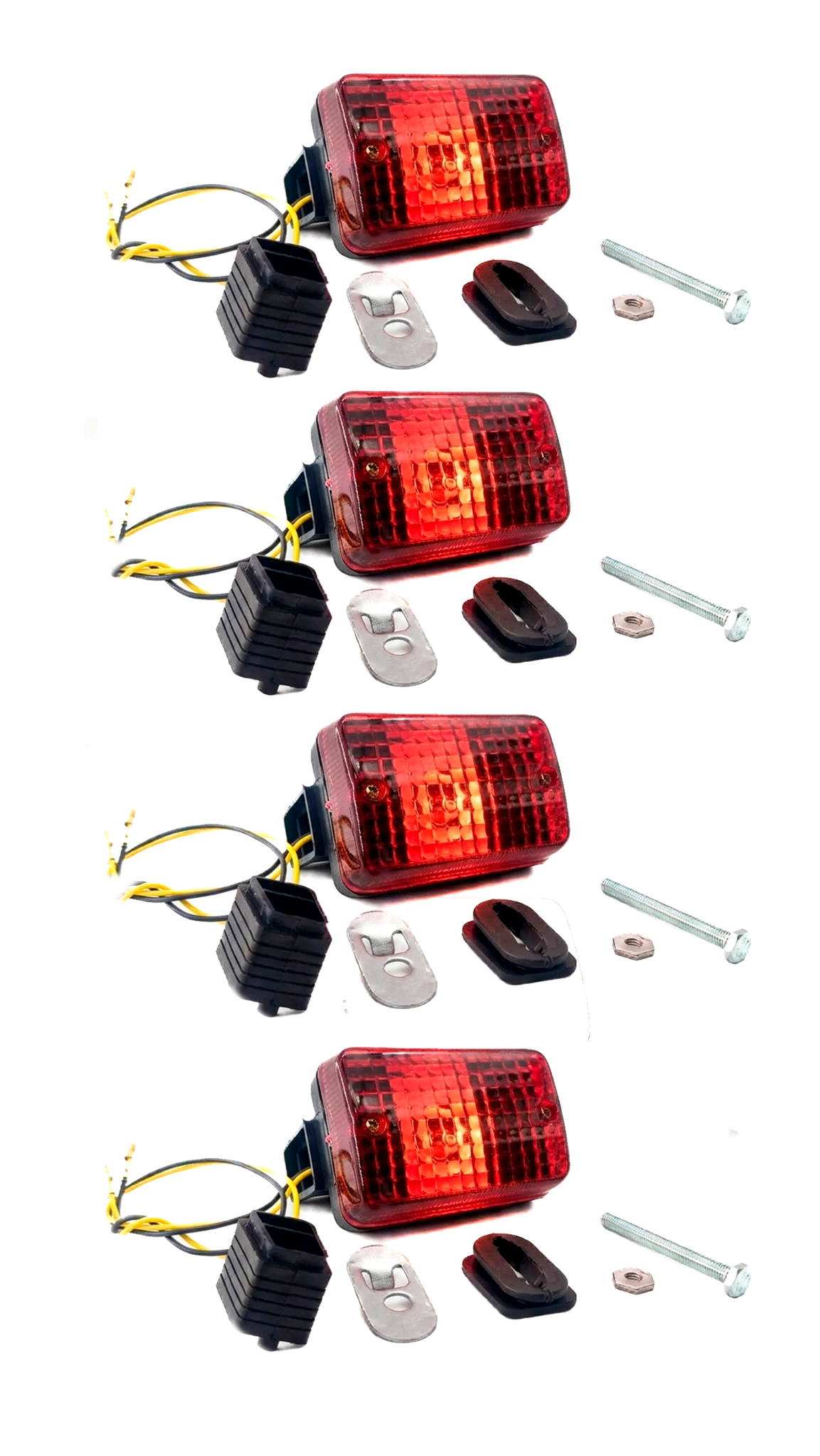 4 Piscas Pisca Seta Cg 125 83 A 88 Today 125 Turuna 125 ML 125 Titan 125 95 A 99 Vermelho