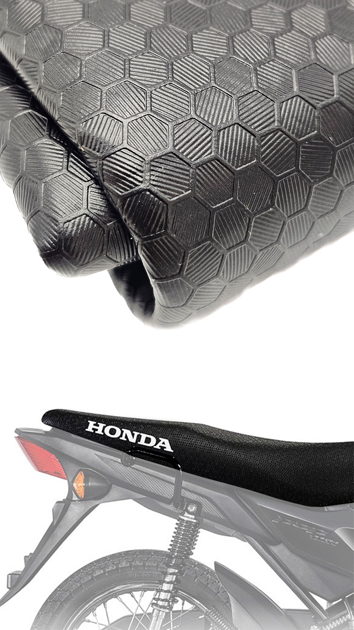 Capa Banco Pop 100 110i Honda Modelo Original Colmeia