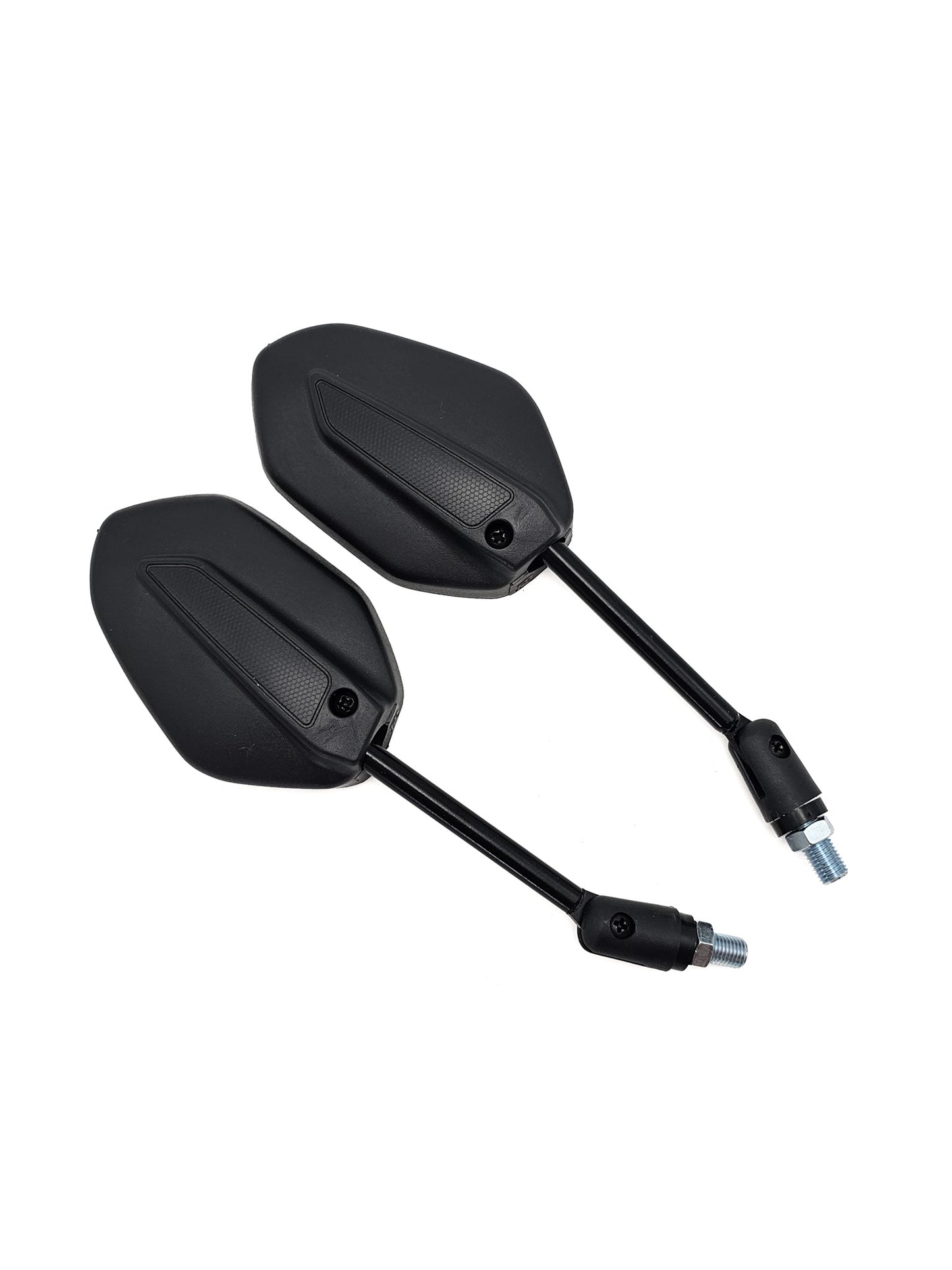 Par Espelho Retrovisor  Mini Articulado Preto Titan 125/150/160/Mix/Fan/Esd/Ed/Ks Todas