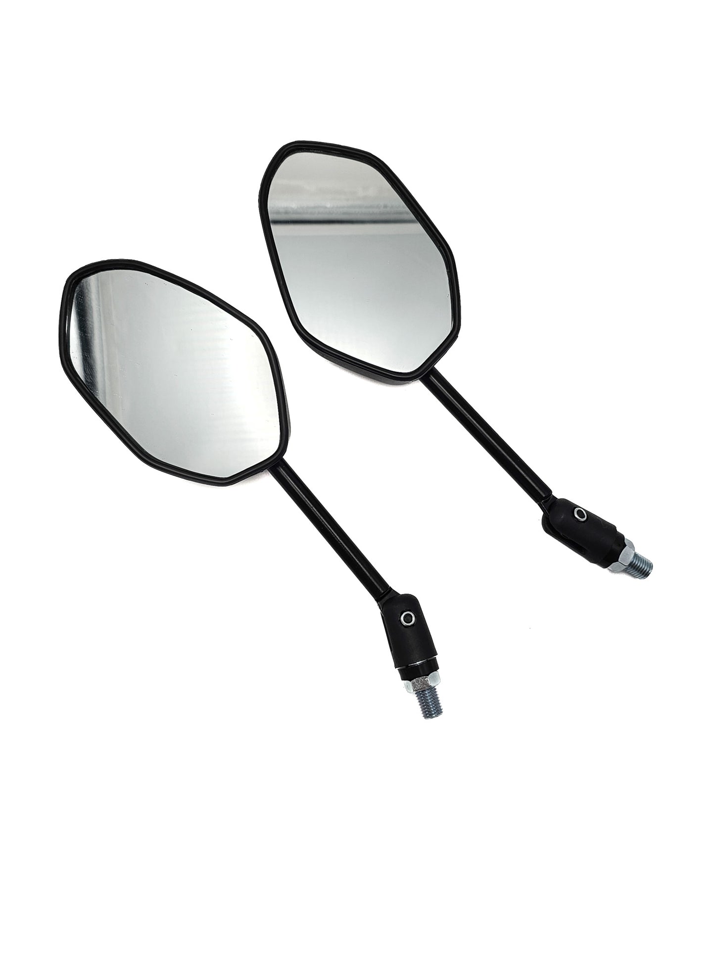 Par Espelho Retrovisor  Mini Articulado Preto Titan 125/150/160/Mix/Fan/Esd/Ed/Ks Todas