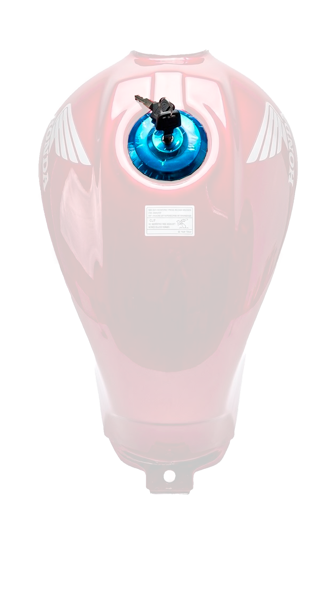 Tampa De Tanque Titan 125/150/Fan 125/150 Twister Cb300 Bros 125/150 Falcon Cromada