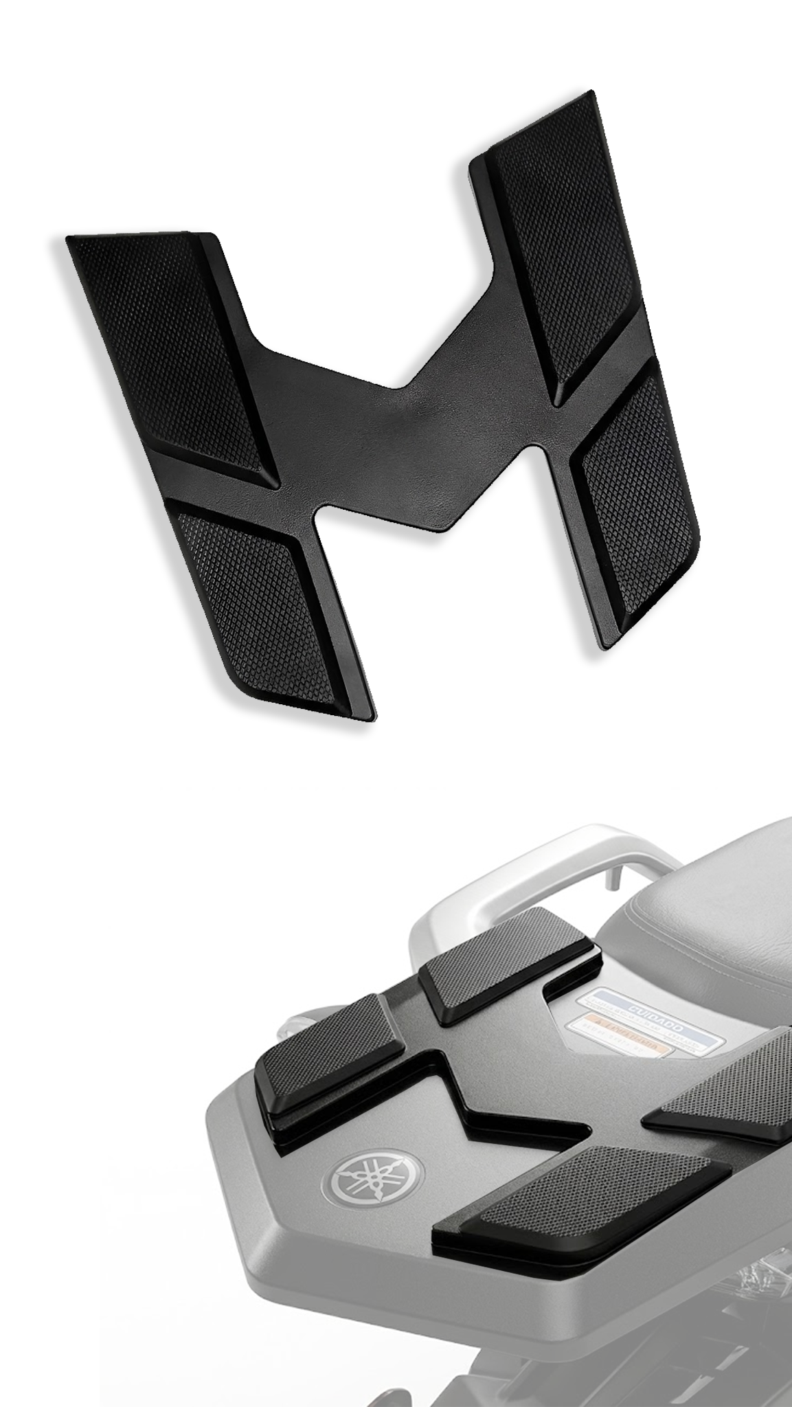 Borracha Protetor Bagageiro Rabeta Yamaha Xtz Crosser 150