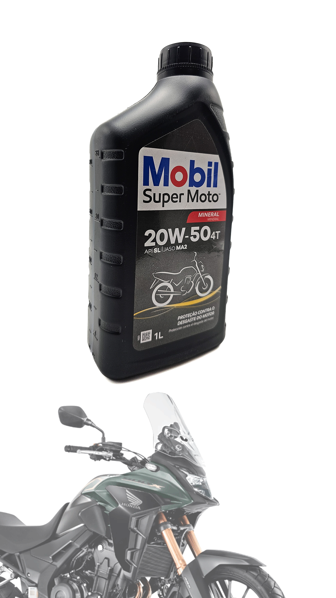 Óleo Mobil 4t 20w50 1l / Mineral Motor (recomendado P/ Moto)