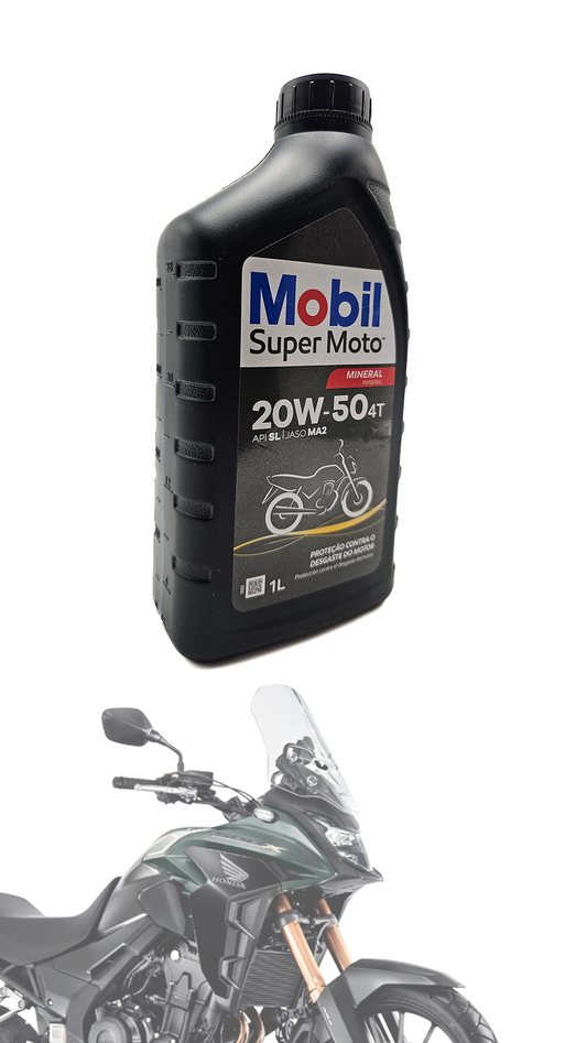 Óleo Mobil 4t 20w50 1l / Mineral Motor (recomendado P/ Moto)
