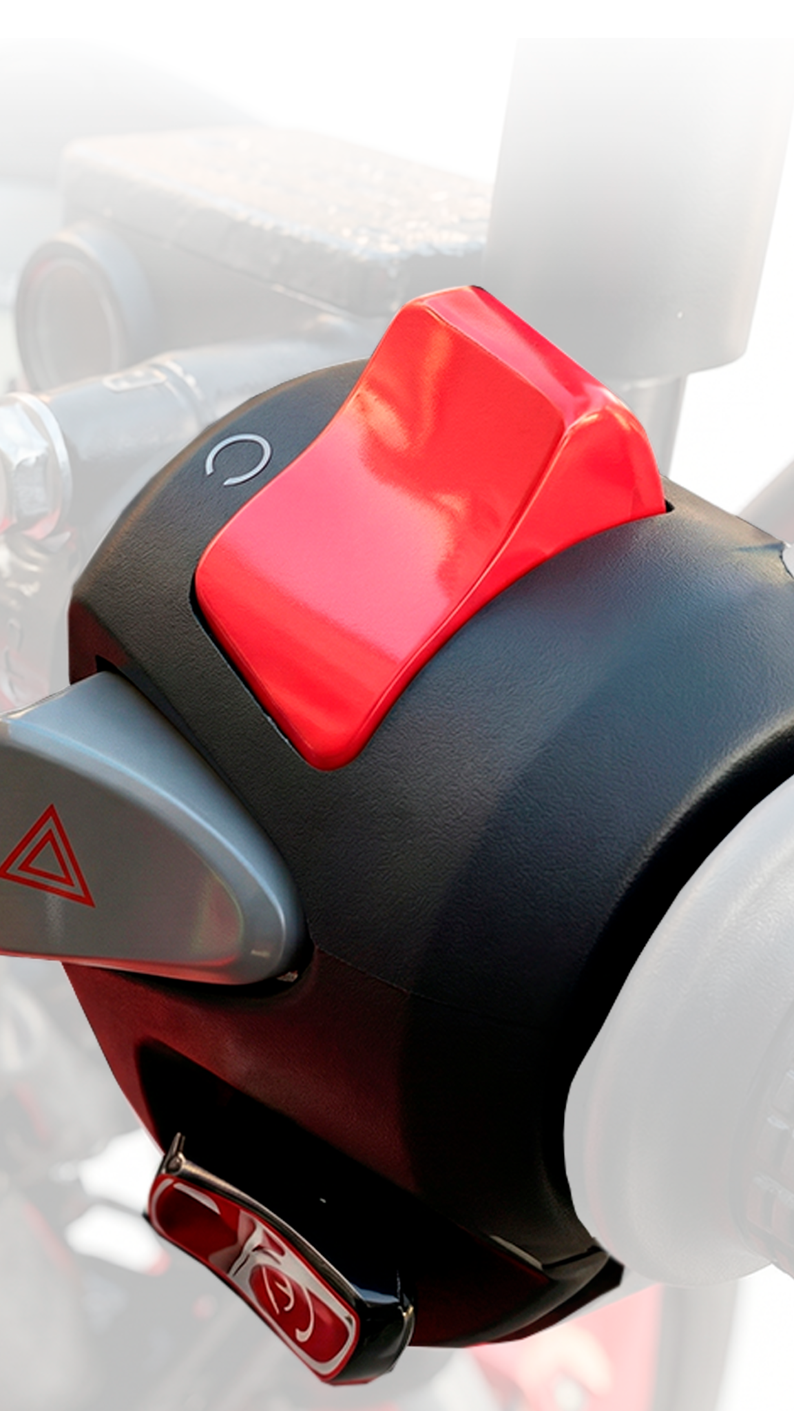 Punho De Partida Com Pisca Alerta Cb500 Fan 150 Titan 160 Start 160 Com Plug