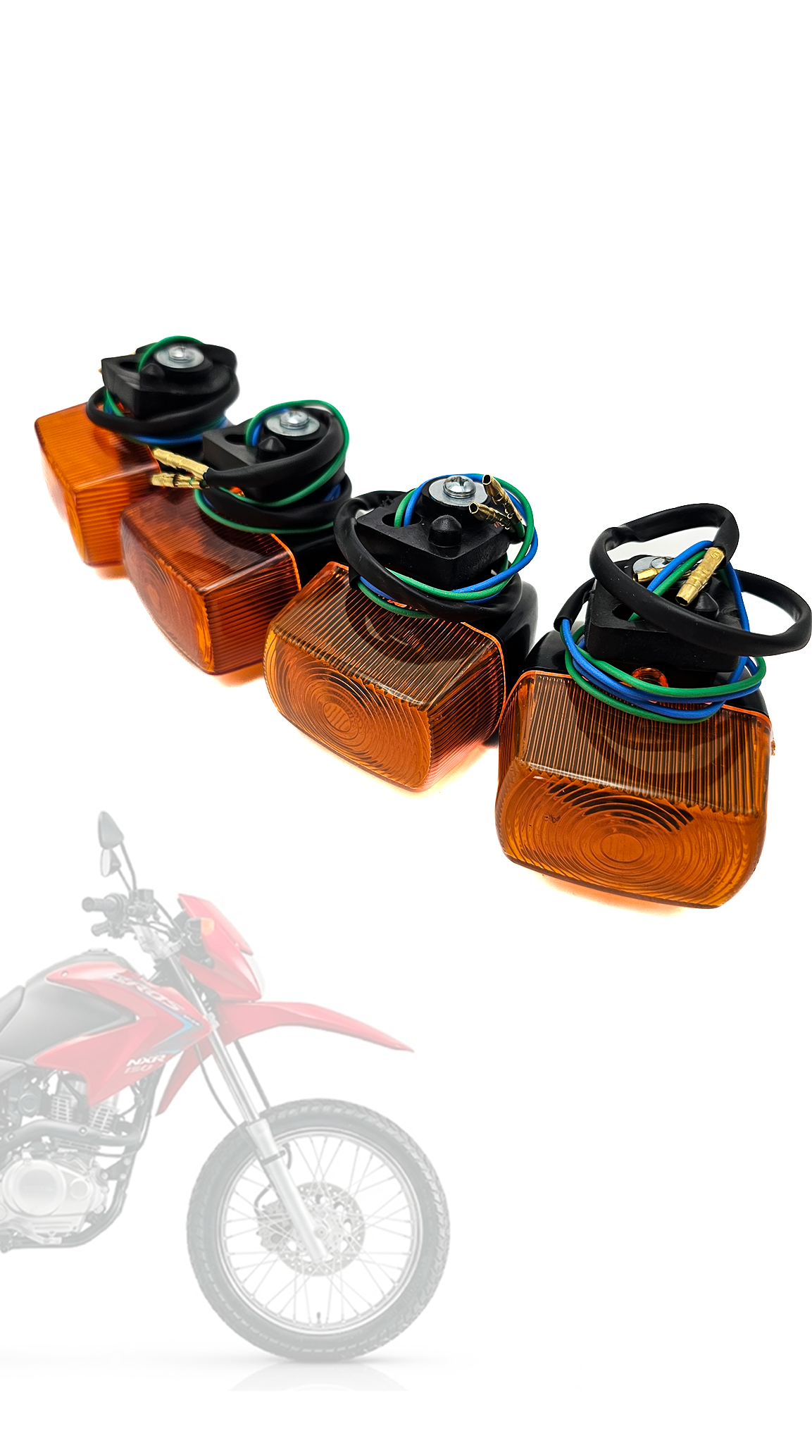 Pisca Seta Completo Honda Xlr 125 Xr 200 Nxr 125 Bros Pop 100