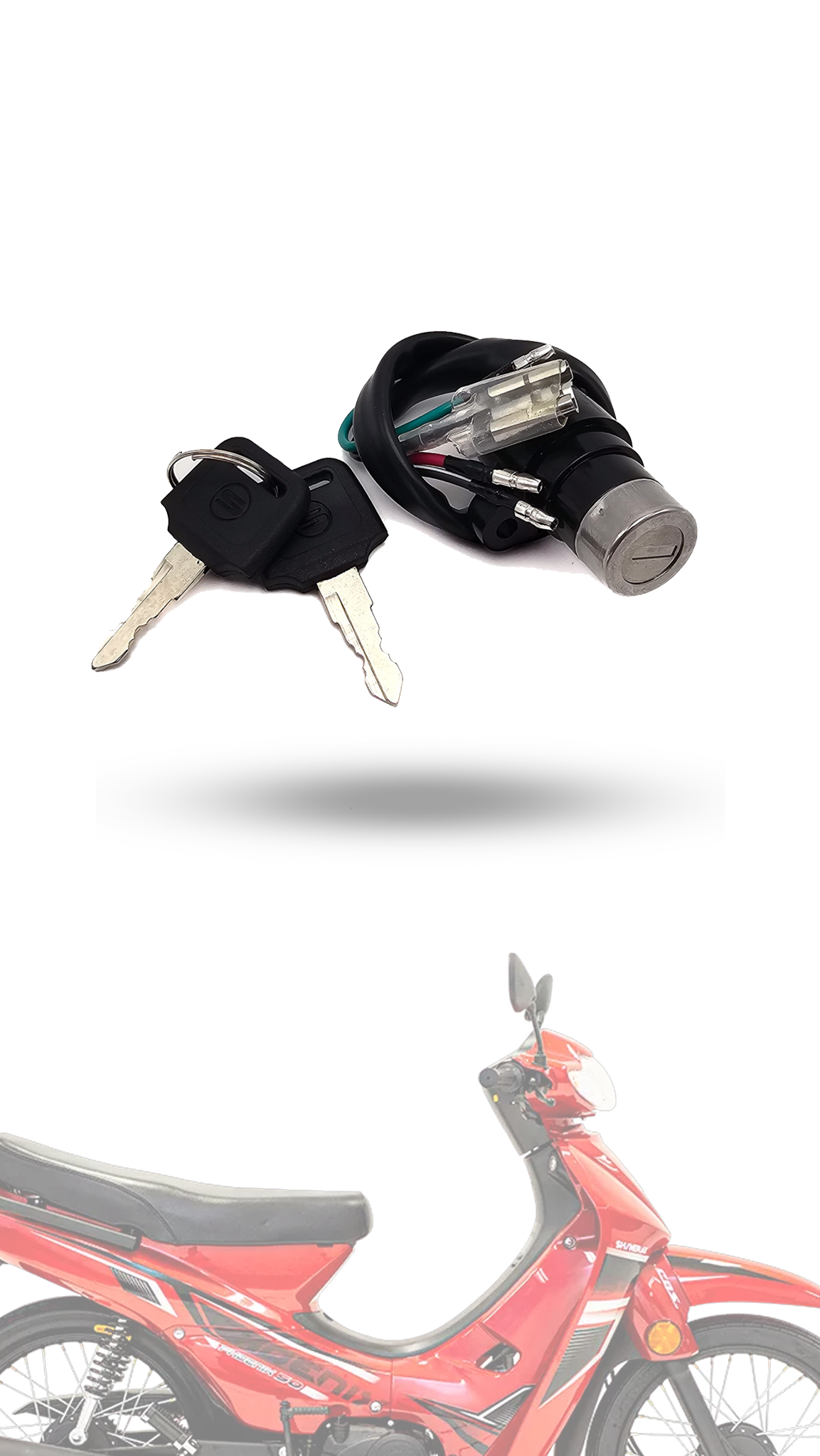 Chave Ignição Contato Shineray XY50 CC Cinquentinha