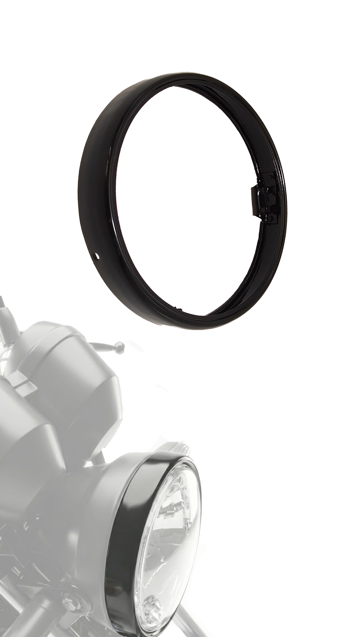 Aro de Farol Honda Titan 125 00 A 08 Titan 150 04 A 08 Fan 125 150 04 A 13 Preto