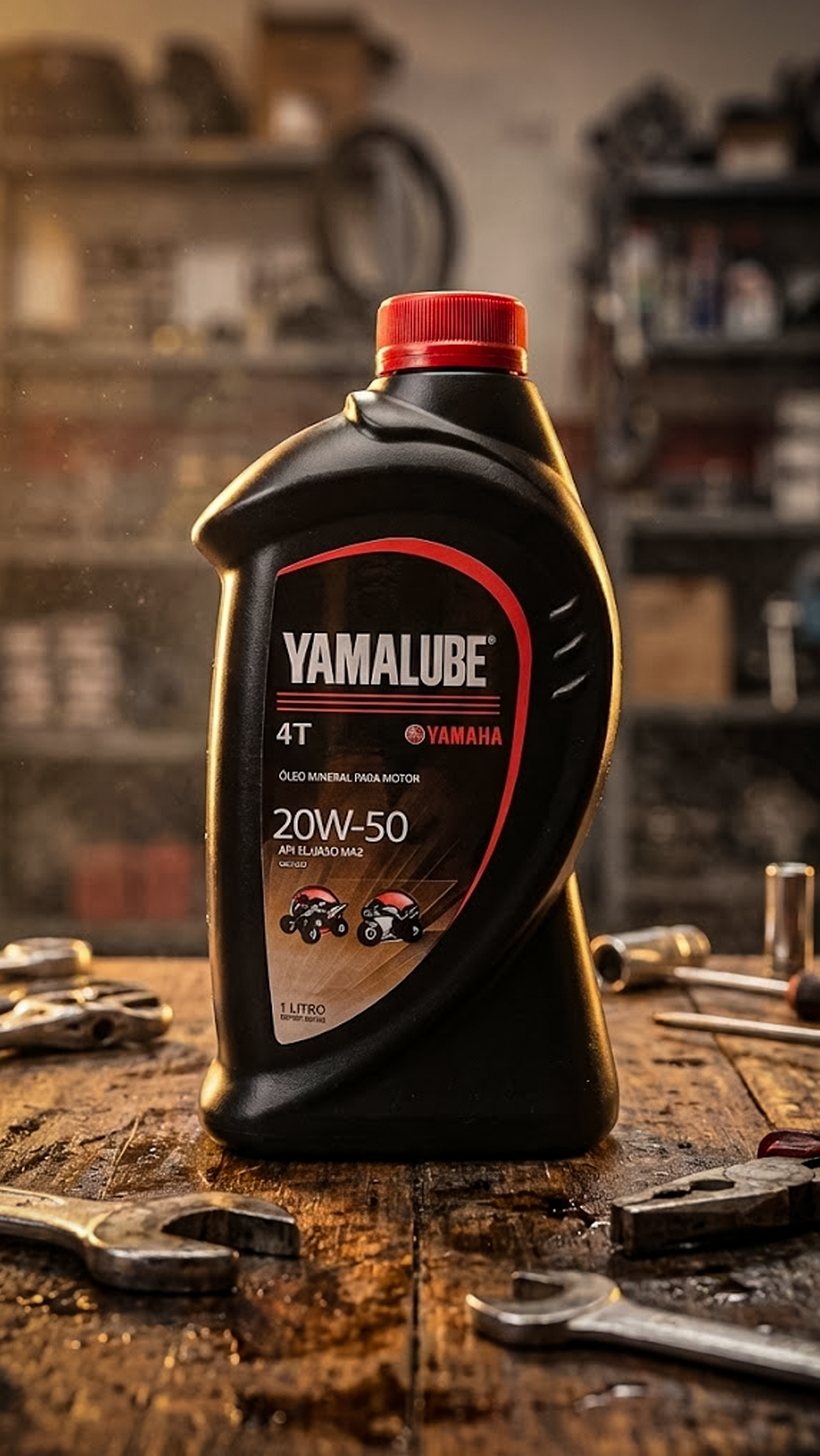 Óleo Yamalube 20w50 Mineral 4t Yamaha Fazer Lander Xt Factor