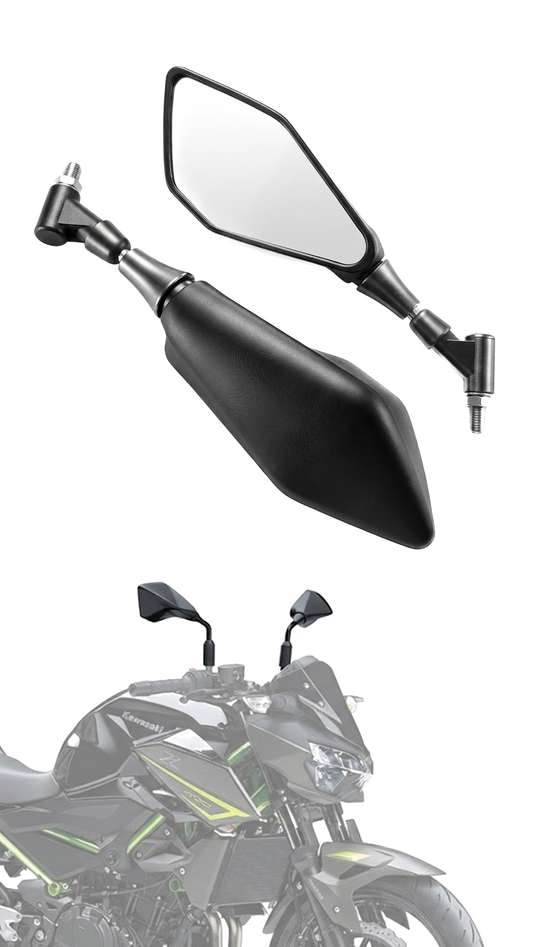 Par Retrovisor Curto 360° Giro Z400 Rosca Yamaha