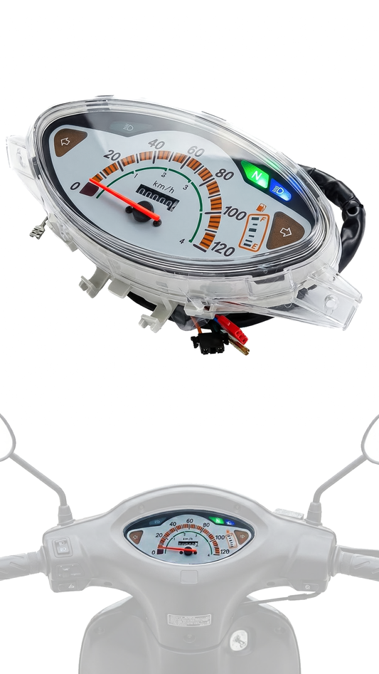 Painel Honda Biz 100 2002 A 2005 Com Medidor Combustível