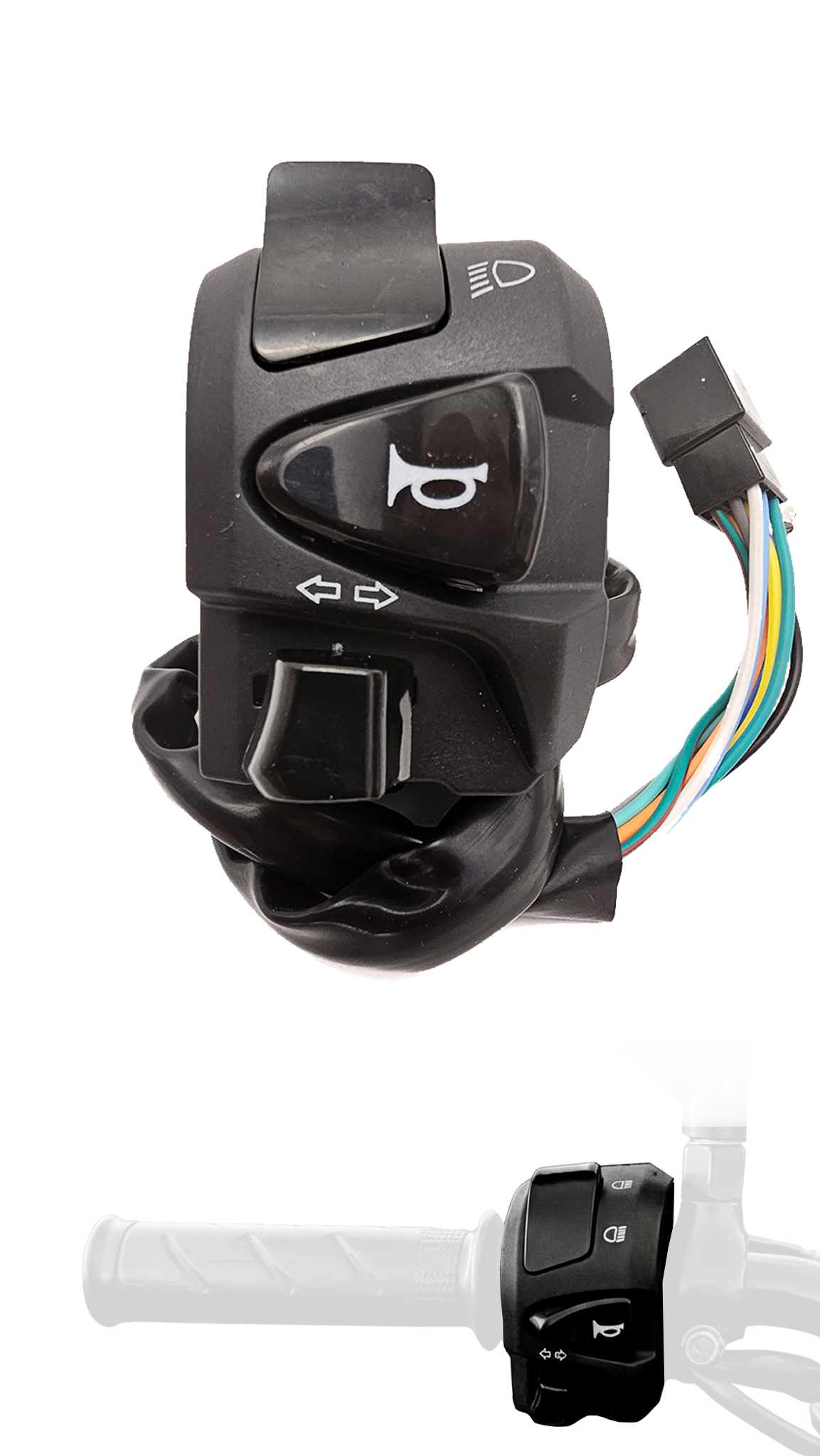 Punho Chave de Luz Esquerdo Seta Honda Cg Titan 160 150 Fan 125