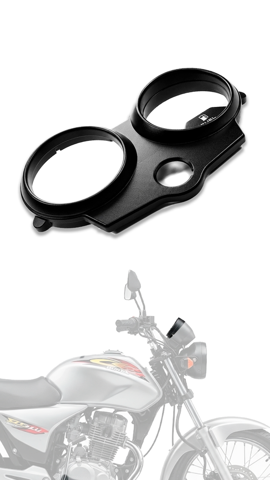 Carcaça Painel Superior Moto Honda CG Fan Titan 125 Preta Com Lente 2000 à 2004