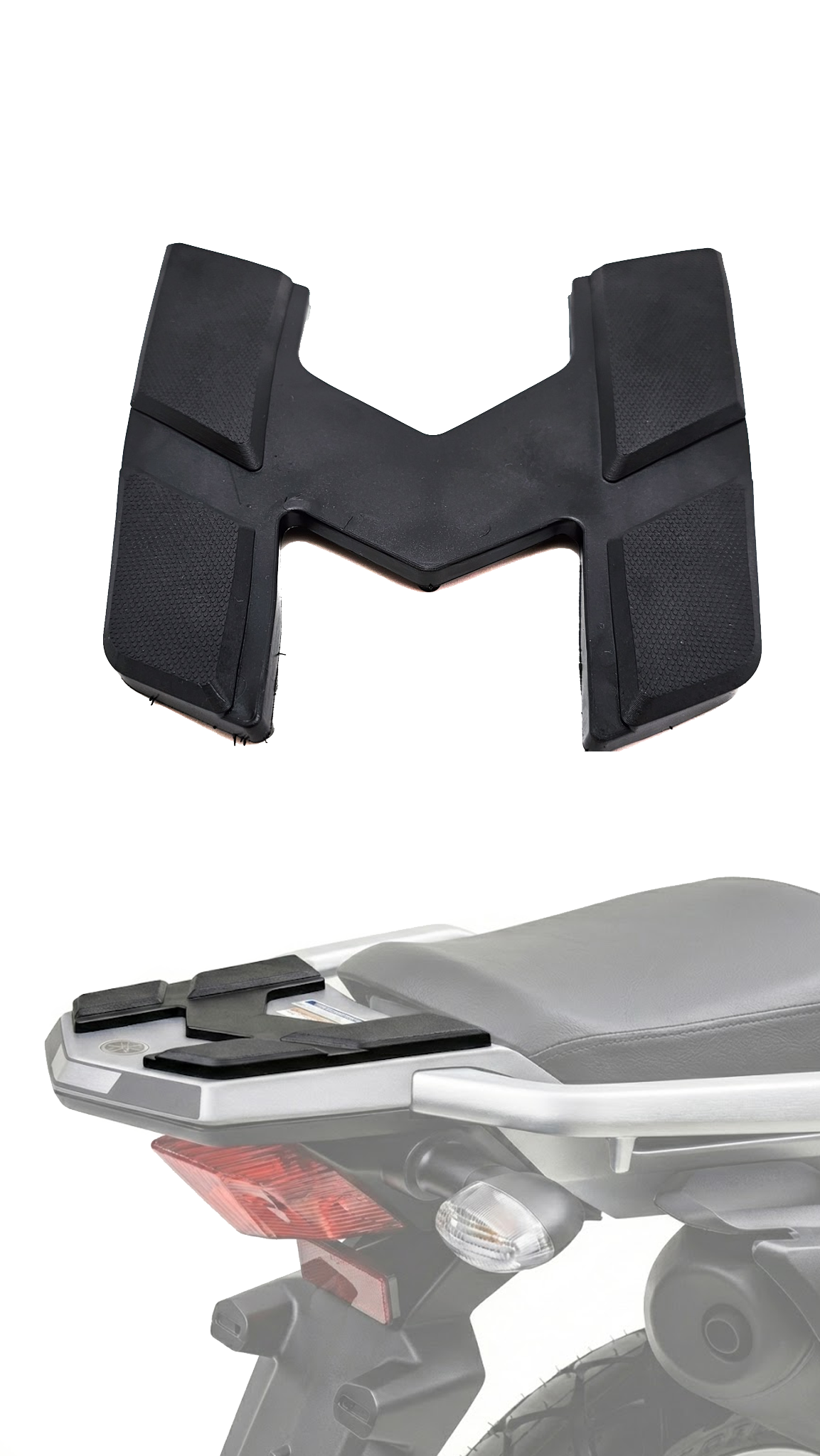 Borracha Protetor Bagageiro Rabeta Yamaha Xtz Crosser 150